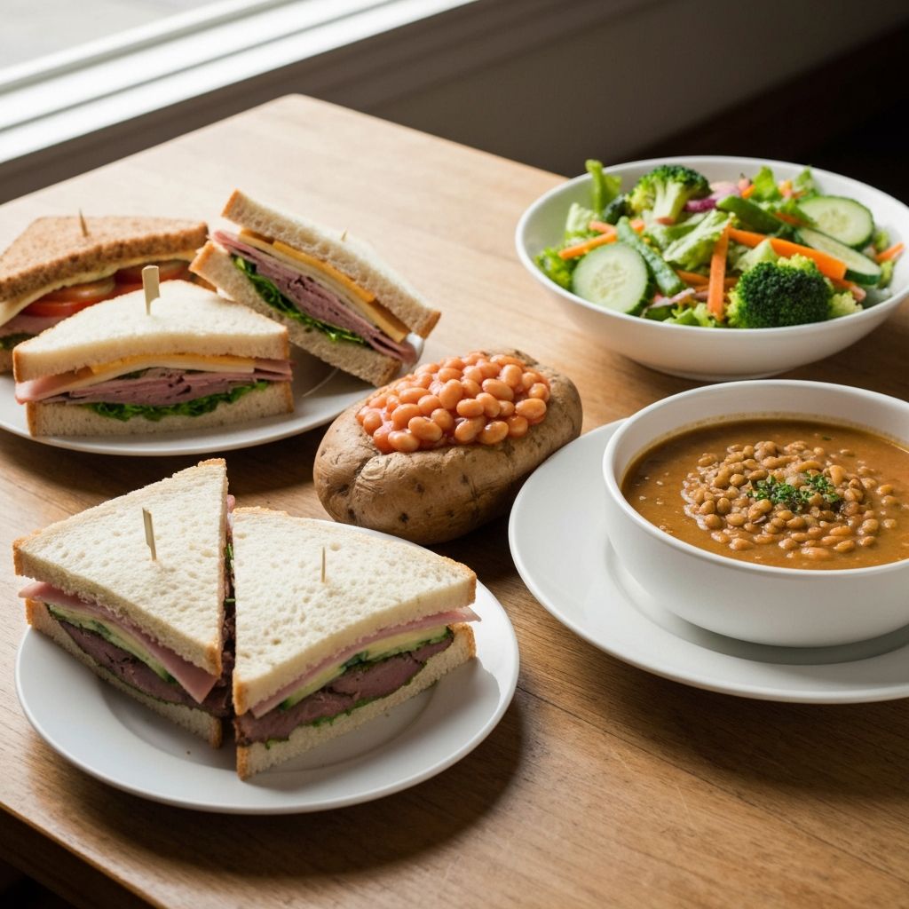 Lunchtime sandwiches