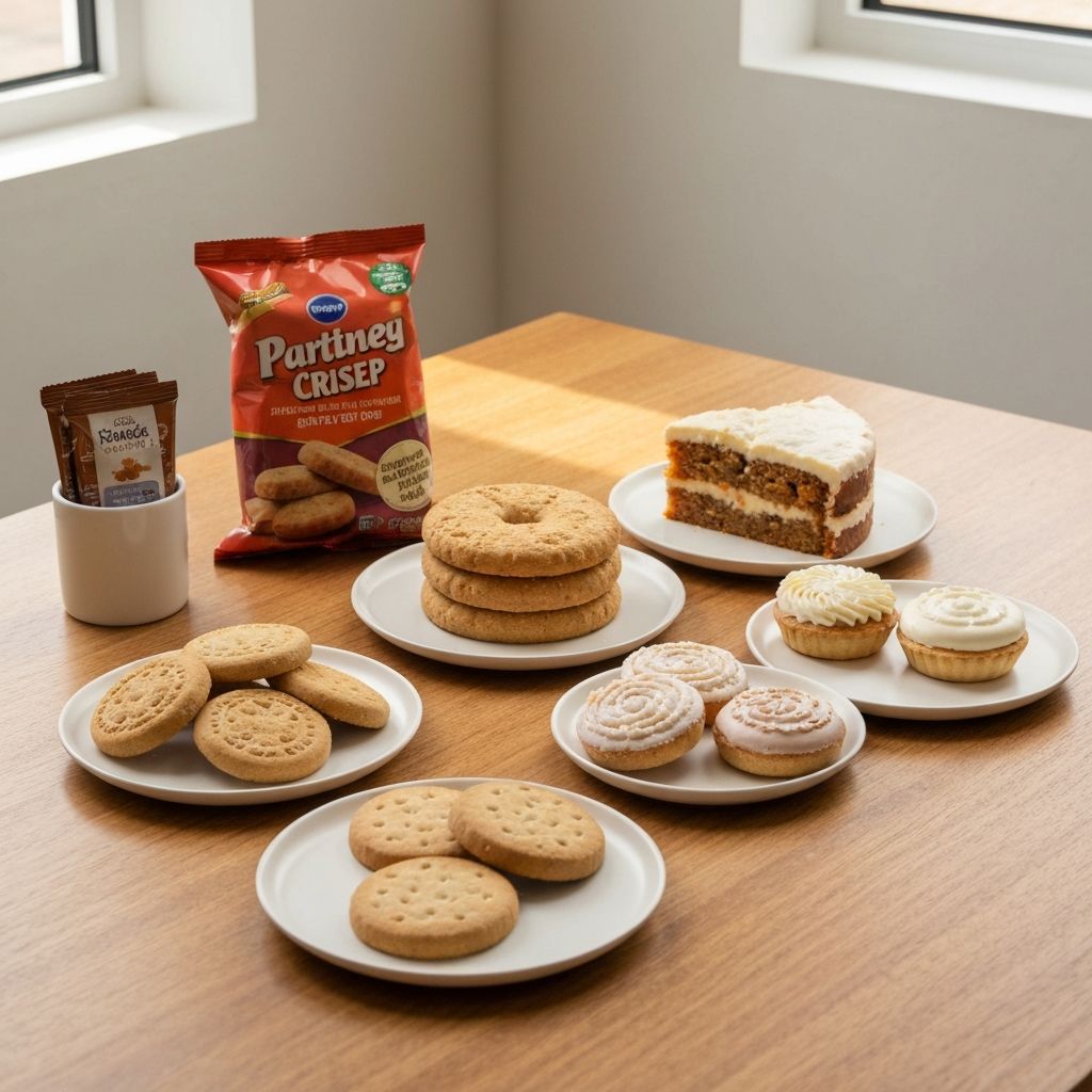 British snacks and tea accompaniments